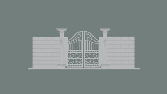 Gate 3D model