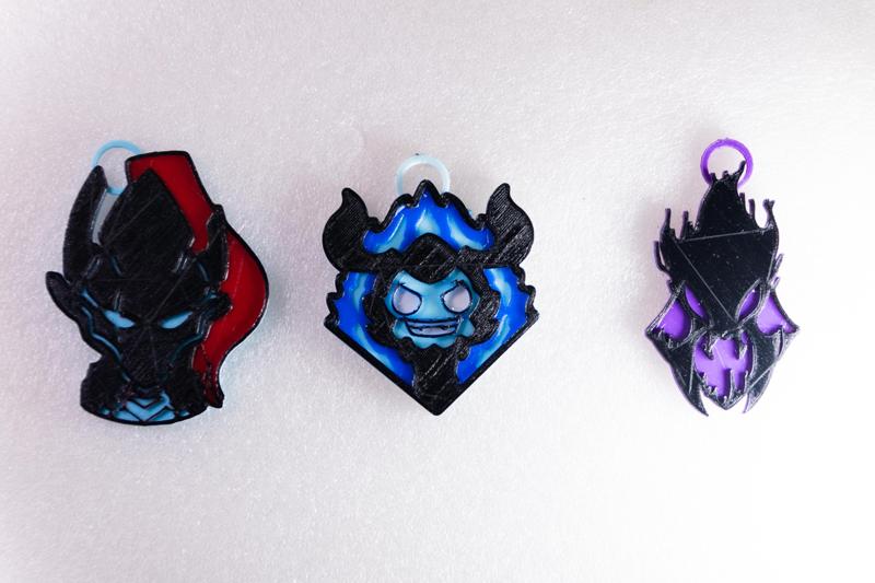 Solo Leveling's Keychains ( Igris, Beru and Iron)