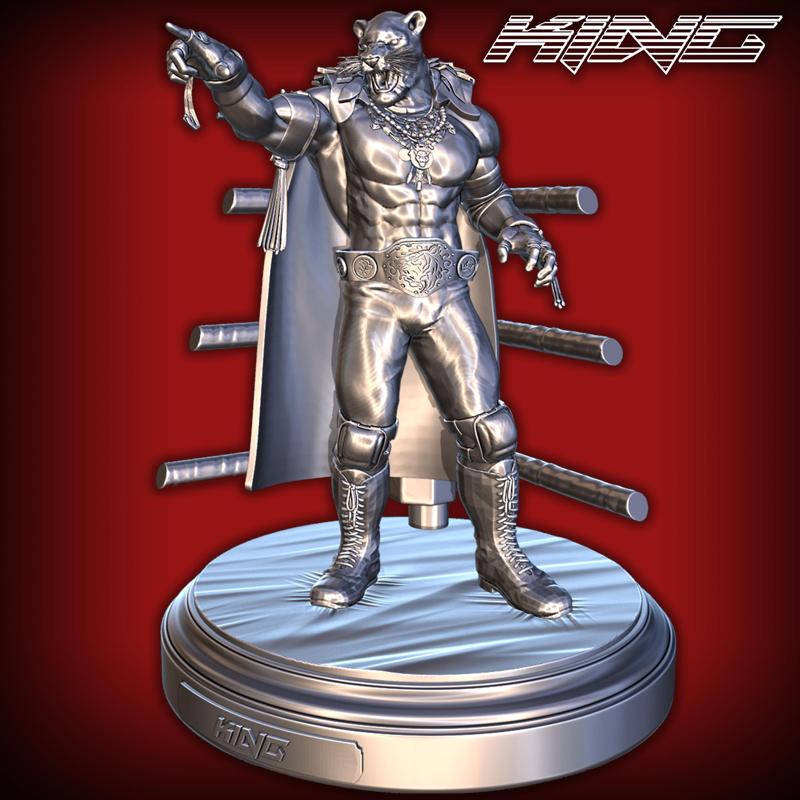 Tekken 8 - King statue (and bust)