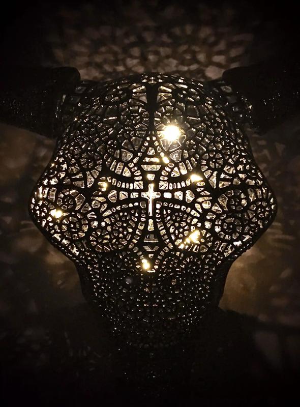 Filigree Bull Skull