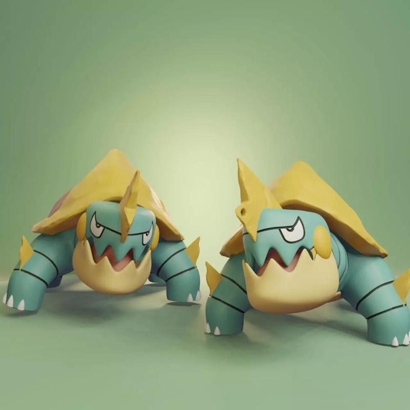 Pokemon - Drednaw with 2 poses
