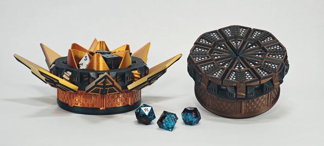 Tilting Doors Dice Set Box