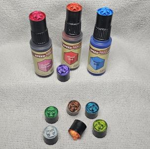SKULL HEAD - ARMY PAINTER 1.0 & 2.0 SPEED PAINT SPEEDPAINT WARPAINTS FANATIC COLOUR SWATCH CAP - 17ML & 18ML