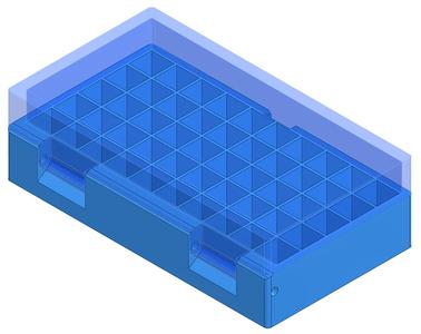 9X19 50 Round Ammo Box