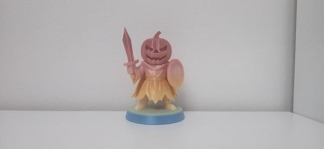 Halloween Pumpkin Knight