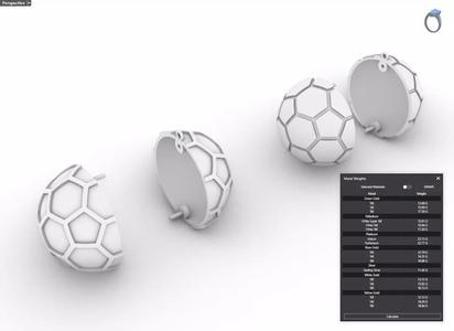 football ball pendante