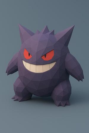 Gengar – Low Poly 3D Model