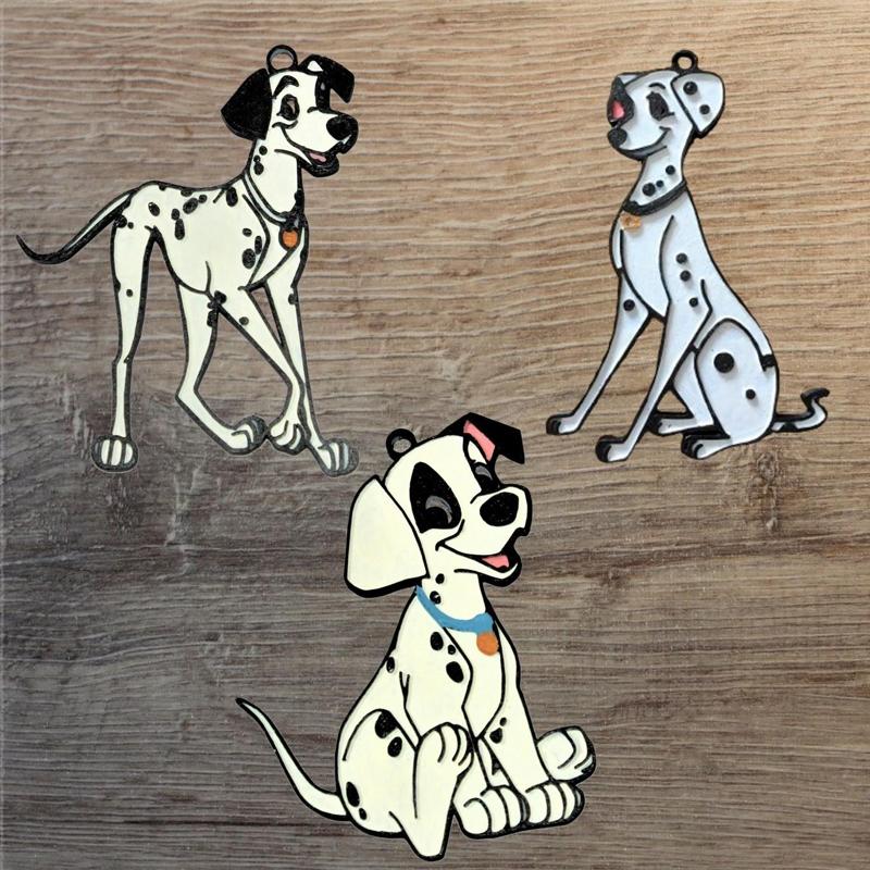 Lot 3 Disney Ornaments 101 Dalmatians
