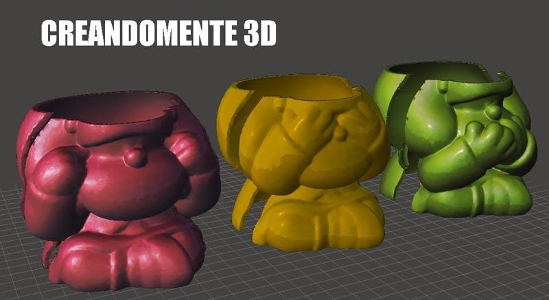 MAFALDA MONKIE POTS MOLDS