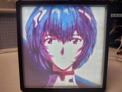 Ayanami Rei Colored Lithophane