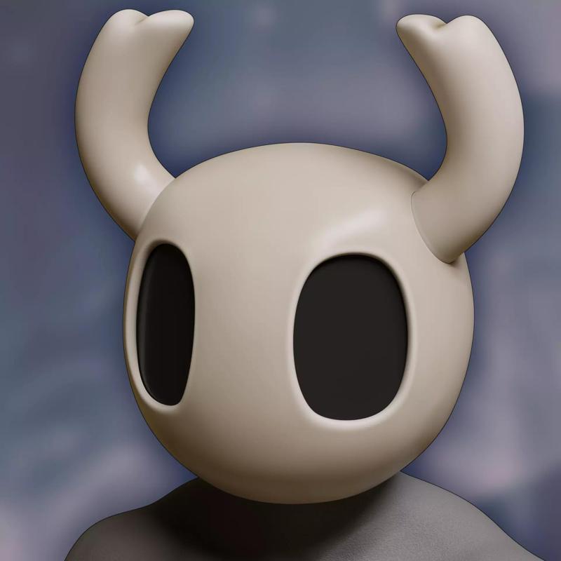 Hollow Knight helmet mask
