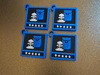 Helldivers 2 Portable Hellbomb keychain