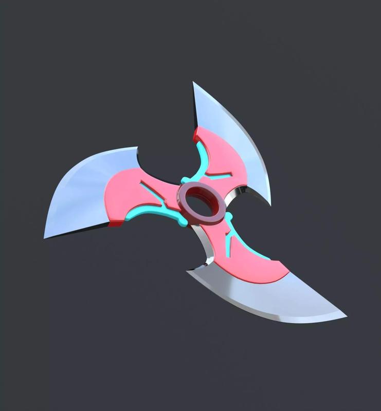Overwatch 2 - Genji Cyber Demon shuriken - cosplay props