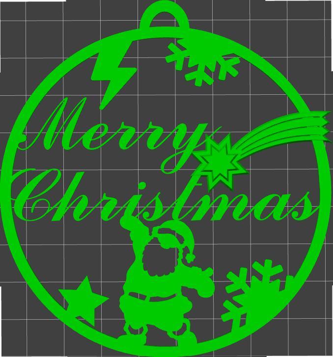 Merry Christmas bauble