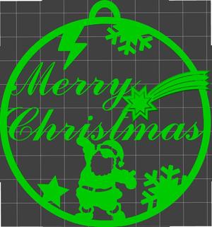Merry Christmas bauble