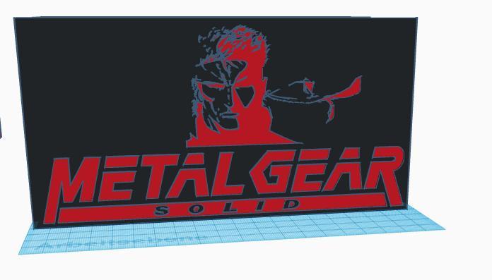 Metal Gear Solid Lamp with 2 colors