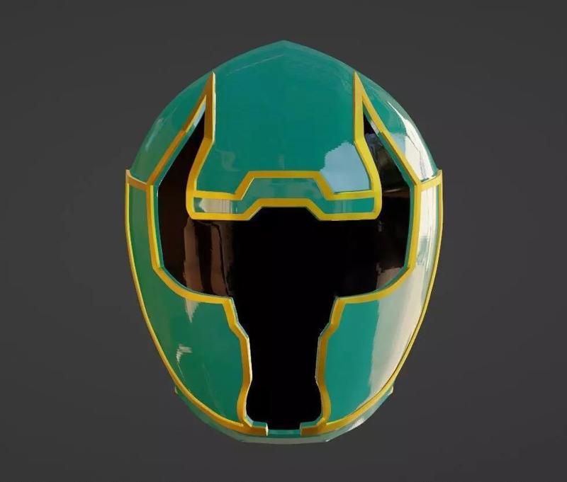 Power Rangers Mystic Force Green Ranger MagiGreen Helmet