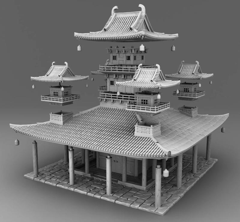 Great chinese tower