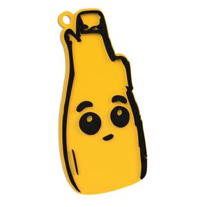 KEYCHAIN BANANA FIGURE FORTNITE PEELY BRICK BANANA