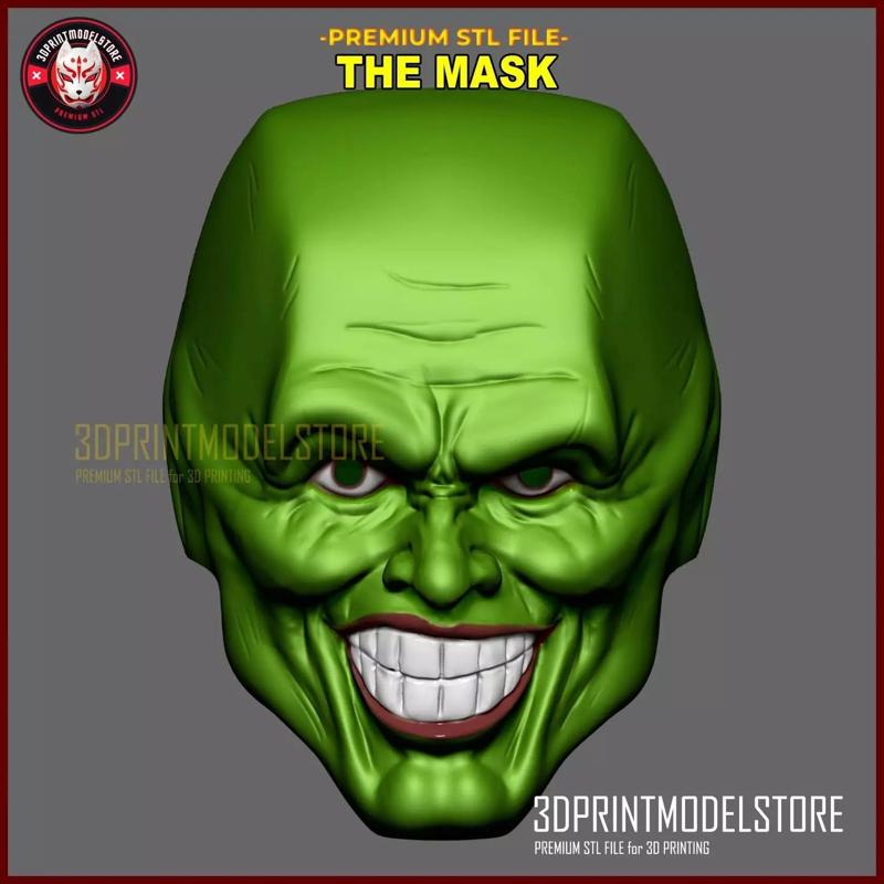 The Mask Mask Cosplay - Halloween - Comic - Skull Helmet