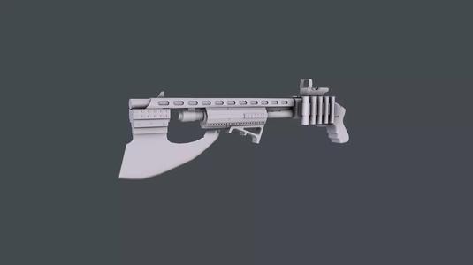 Shotgun-Axe stl 3dprinting