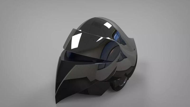 Silverhawks helmet with Stand