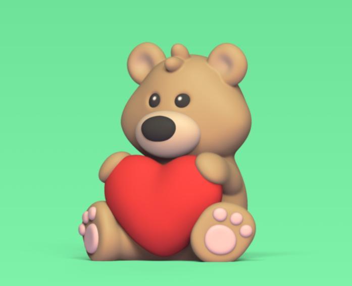 Sitting Bear Heart