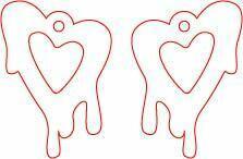 Earrings - Bleeding Hearts