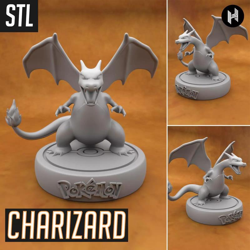 Charizard  Dracaufeu 3D Print