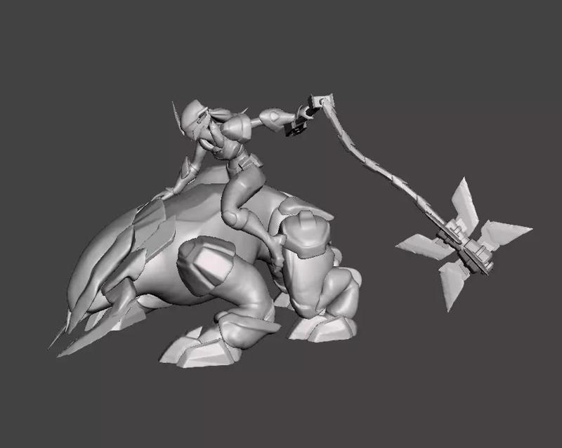 Project Sejuani 3D Model