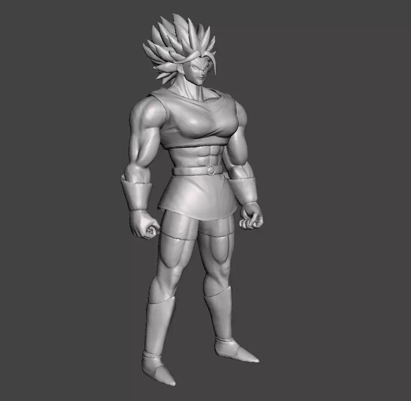 Kale Super Saiyan Berserk 3D Model