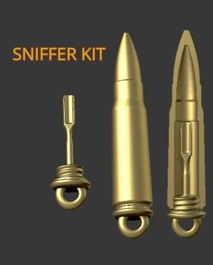 MINI SNIFFER CANISTER SNIFFER TANK INHALER - AK RIFLE BULLET