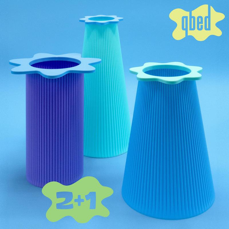 2+1 FLOWER VASE BUNDLE