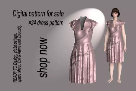 24 dress pattern for women