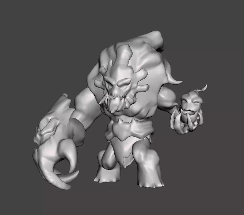 Maokai 3D Model monster