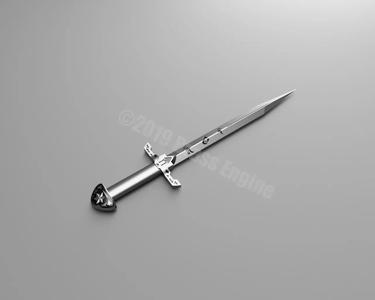 Shadowhunters - Clary Fray Kindjal Dagger I - 3D Printable