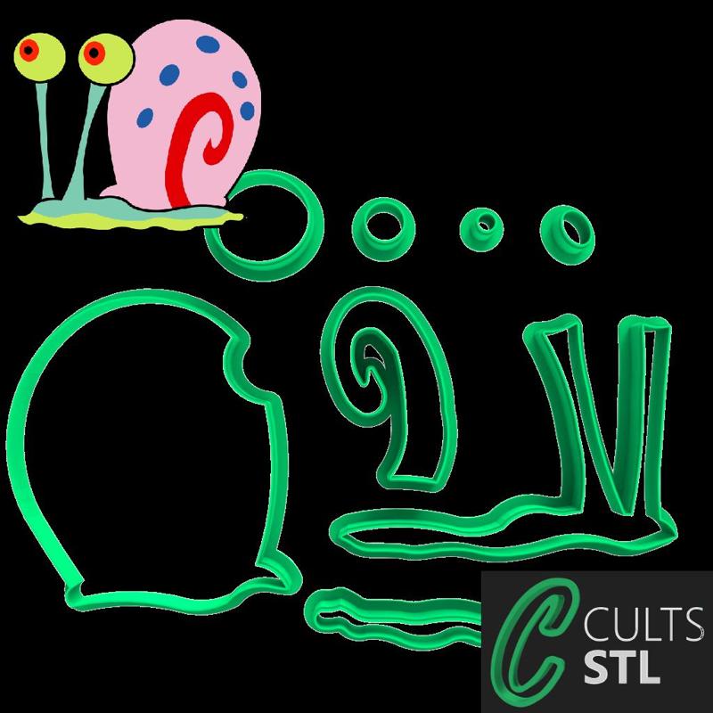 CORTADOR GARY CARACOL - BOB ESPONJA - 7cm