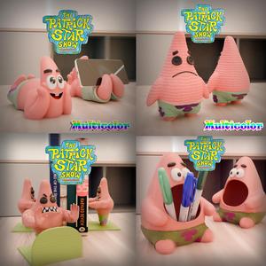 Patrick Star Multicolor 3D Model Pack – 4 Fun Designs!