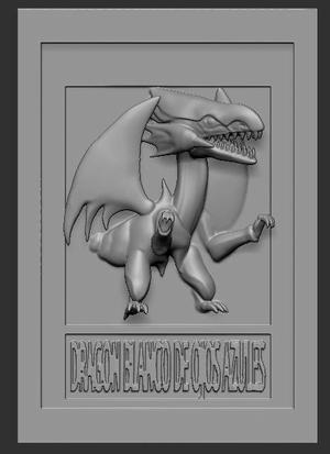 BLUE-EYED WHITE DRAGON CARD VERSION (YU-GI-OH)