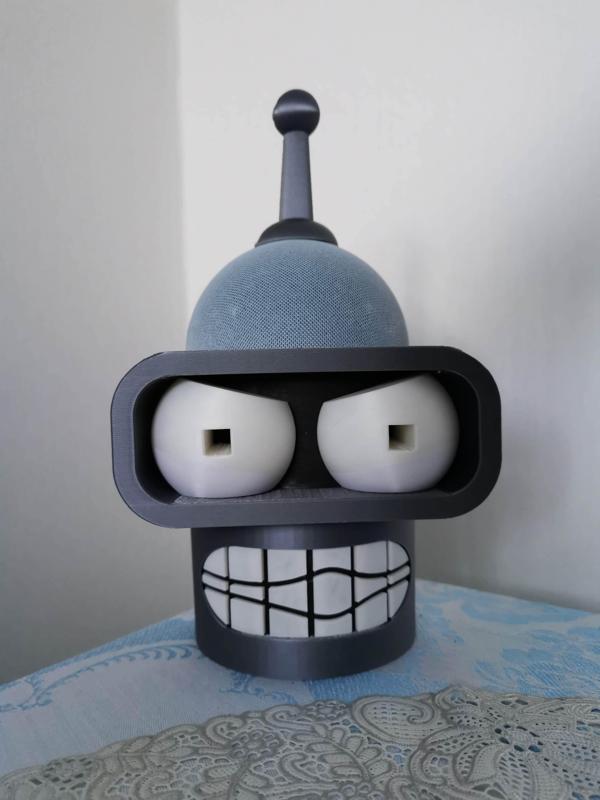Bender Alexa - Echo dot holder stand (Futurama)