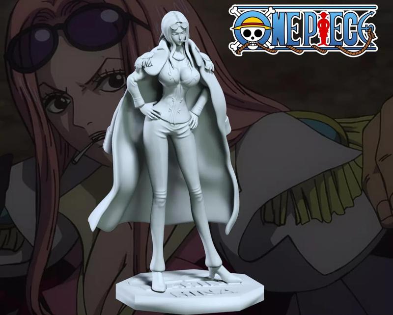 Hina - Marine Rear Admiral - ONE PIECE - 3D PRINT