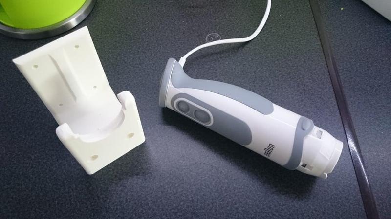 Cabinet Mount / Stand / Wallmount for hand-held blender Braun Multiquick