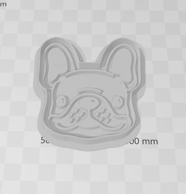 FRENCH BULLDOG DOG SEAL CUTTER