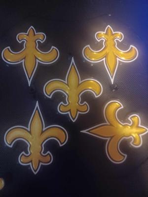 New Orleans Saints Keychain - Fleur de Lis keychain