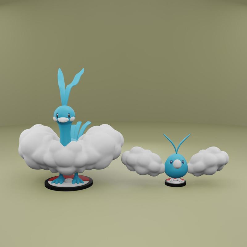 Pokemon No. 333, 334 Swablu, Altaria