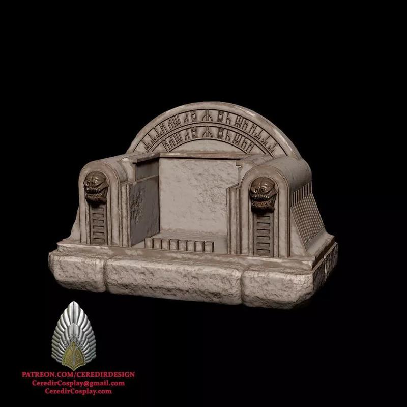 Boba Fett Throne Phone charger and holder 3D DIGITAL DL