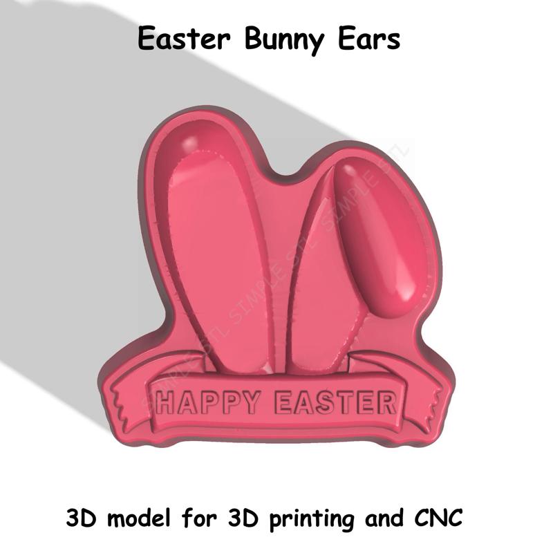 Easter Bunny Ears Stl File