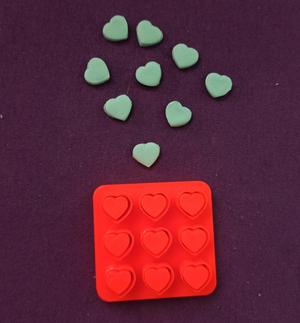 Miniature heart cutter.