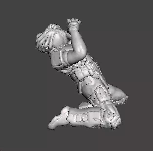 FACEHUGGER VICTIM MINIATURE MODEL SCIFI FANTASY GAMES RPG DND