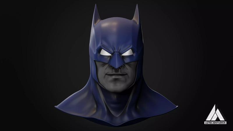 Batman Brave and the Bold Cowl 3D Printing File STL